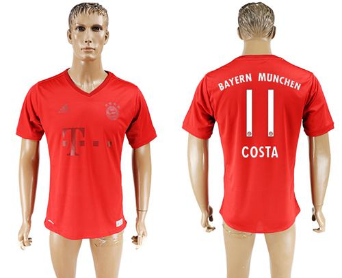 Bayern Munchen #11 Costa Marine Environmental Protection Home Soccer Club Jersey